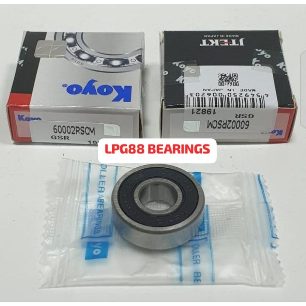 BEARING 6000 2RS KOYO หมวกยาง