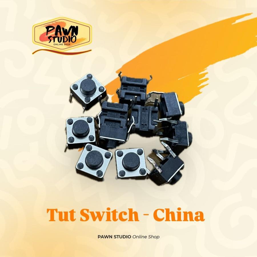 สวิตช์ปุ่มกดยุทธวิธี china / Tactical Momentary Tact Switch / Tactile Tact Tut Switch 4pin 4P TV Chi