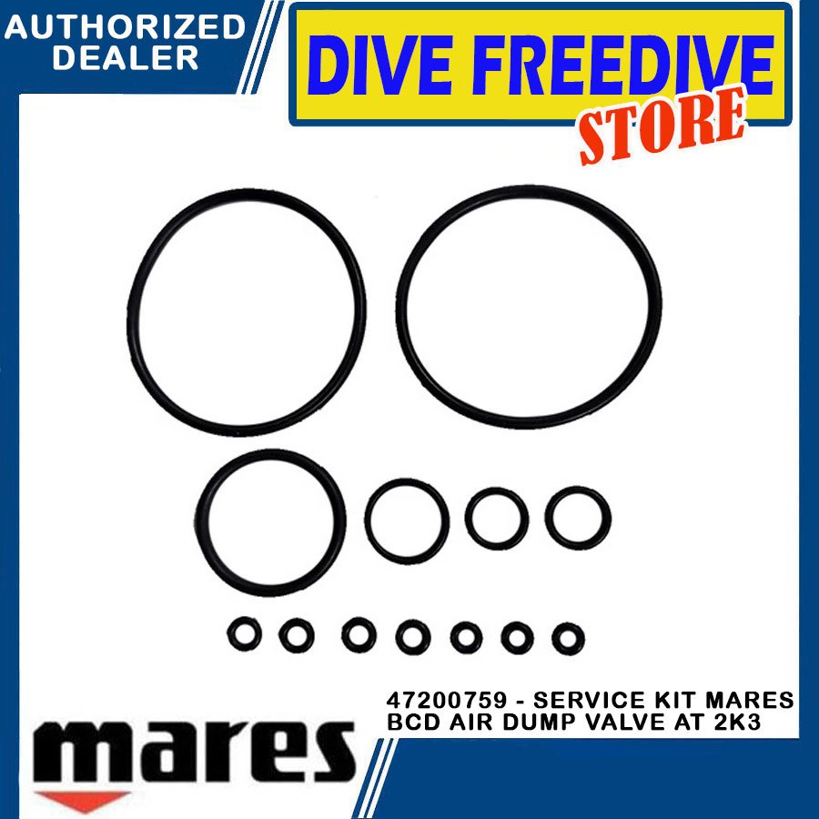 47200759 อะไหล่ BCD Mares Air Dump Valve AT 2K3 Service Kit BC ดําน้ําดําน้ํา