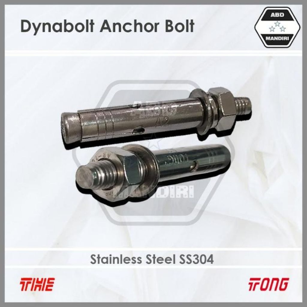 SS304 DYNABOLT DINABULT M6 X 50 (LONGSONG M8) M6x50 ANCHOR