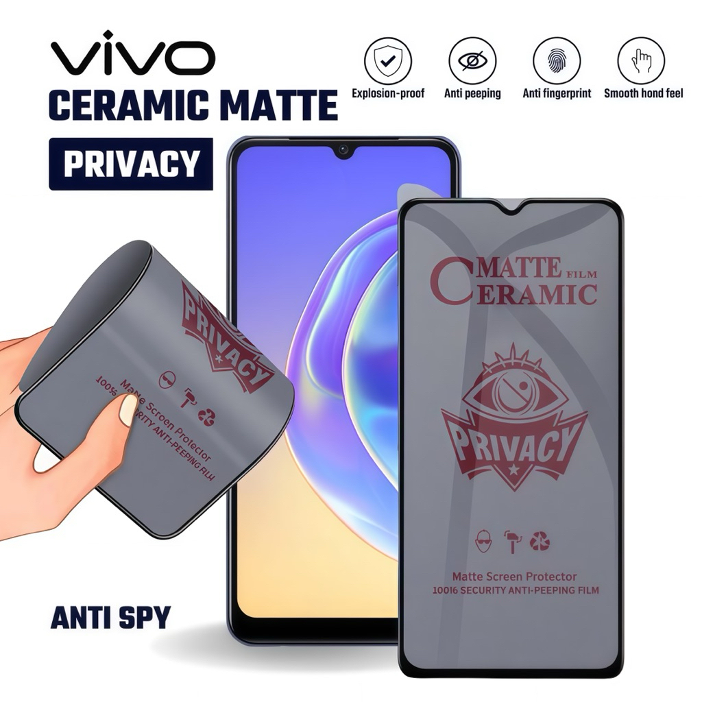 เซรามิค Matte Spy Vivo Y20 Y20s Y20i Y50 Y50i Y30i Y30i Z1 Pro