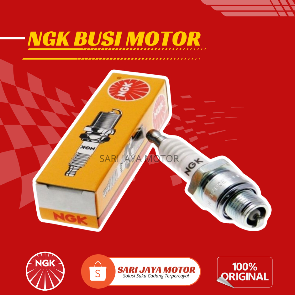 MESIN NGK หัวเทียนรถจักรยานยนต์ CPR9EA-9 D8EA CPR6EA-9 C7HSA เดิมสําหรับสกู๊ตเตอร์อัตโนมัติ, กีฬา, เ