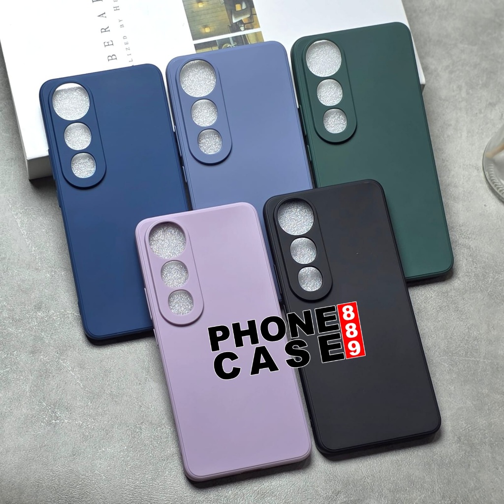 VIVO V50 LITE CASE MACAROON SQUARE LIQUID EDGE SOFT CASE VIVO V50 LITE