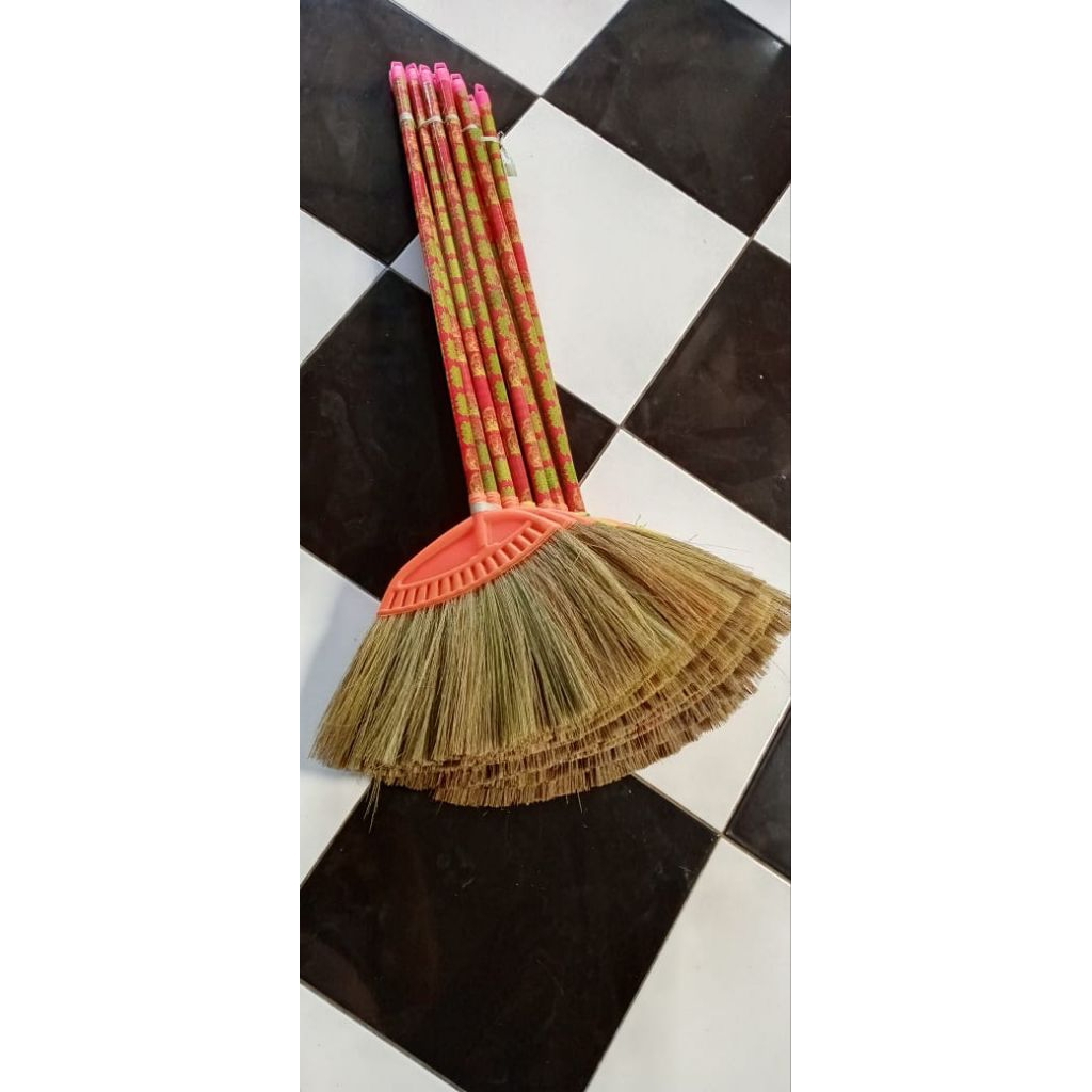 THICK RABBIT BROOM/ RABBIT BROOM WOODEN HANDLE BROOM FLOOR BROOM PREMIUM BROOM