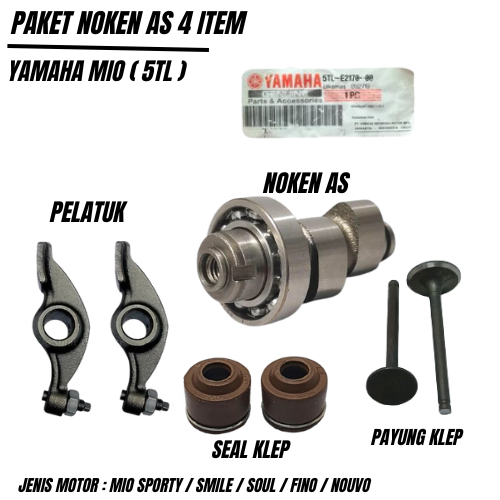 แพ็คเกจ 4 รายการ NOKEN AS PLATUK UMBRELLA SEAL VALVE MIO SPORTY 5TL