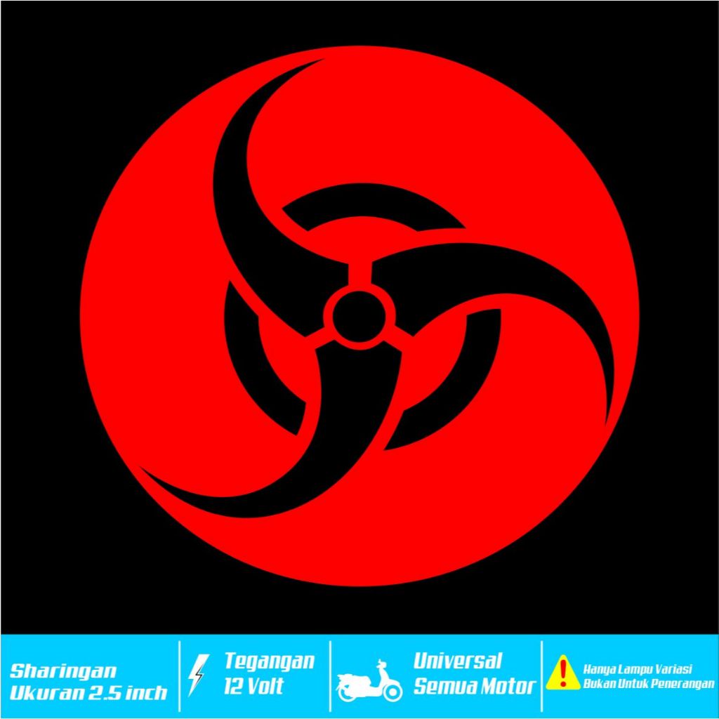 Devil Sarengan หมุนการเคลื่อนไหว Led Sarengan universal uk 2,5inc 12 โวลต์ V28