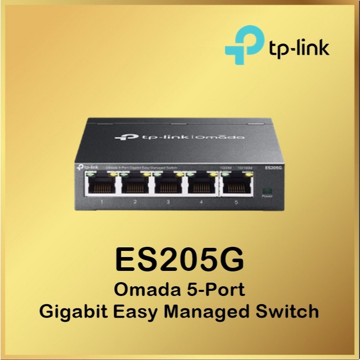 Tp-Link Omada ES205G 5-Port Gigabit Easy Managed Switch ES205G