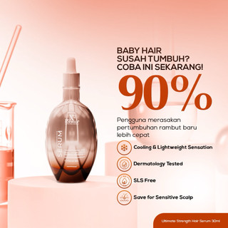 New Formula Ultimate Strength Hair Serum 30ml - Penumbuh Rambut & Anti Rontok - Hair Growth - Hair Loss Fall