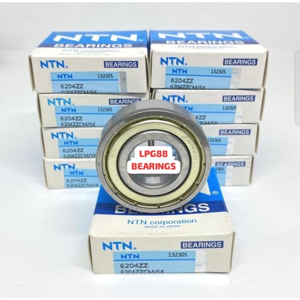 BEARING 6204 ZZ NTN IRON COVER 6204ZZ