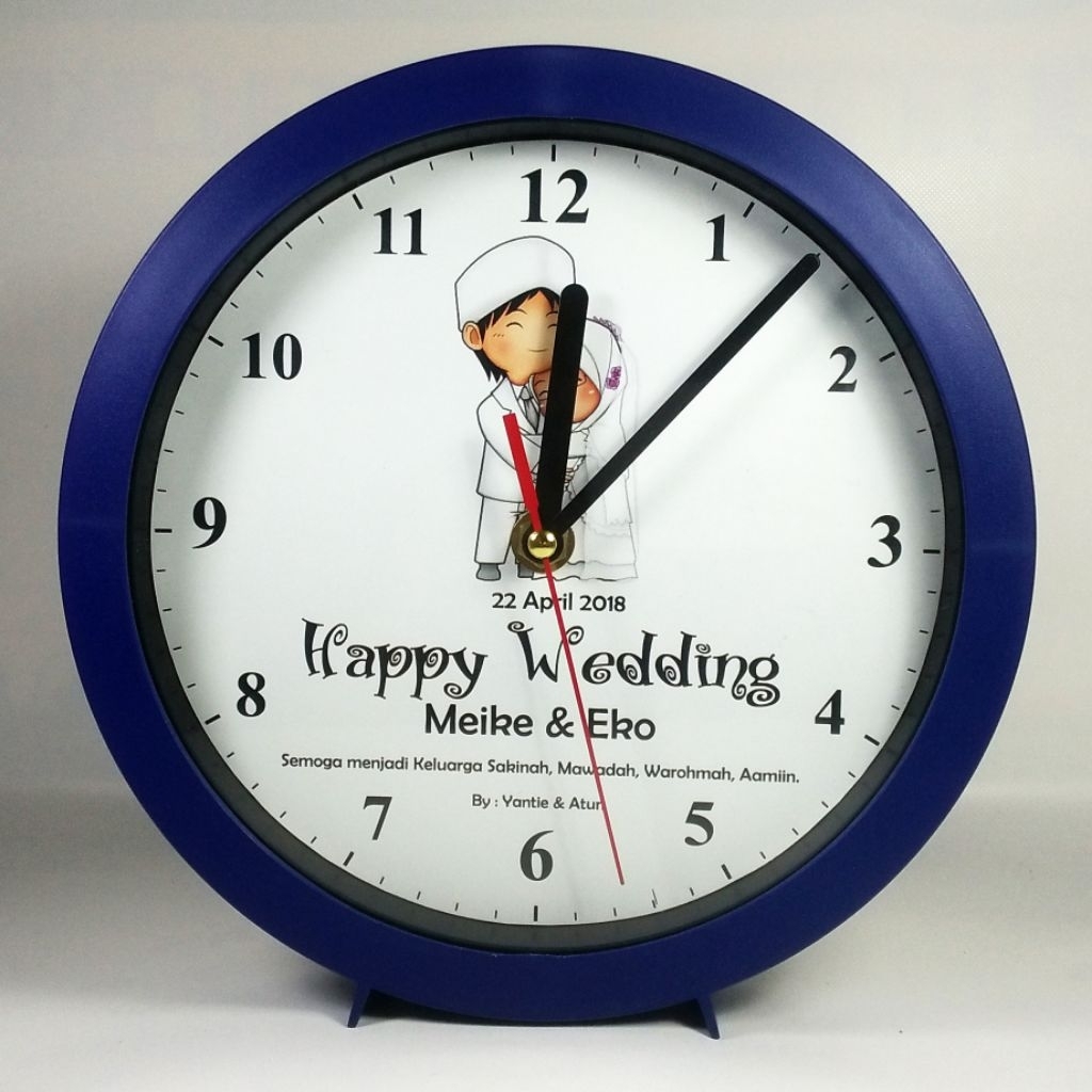 ออกแบบนาฬิกาติดผนังที่กําหนดเอง/ของขวัญรับปริญญา/HUT/WEDDING/ANNIVERSARY/ออกแบบฟรี