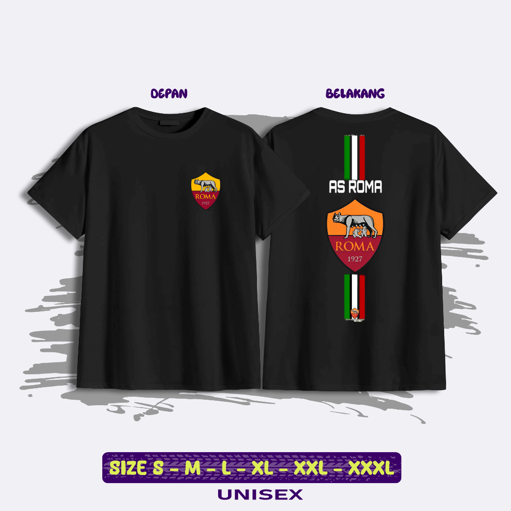 As Roma Football Shirt Mens Unisex As Roma Football Fans