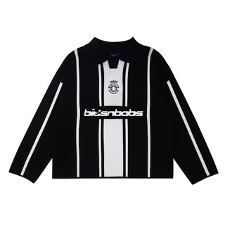 Bitsnbobs76 Jersey Crewneck Knitted Notte Oversized Boxy