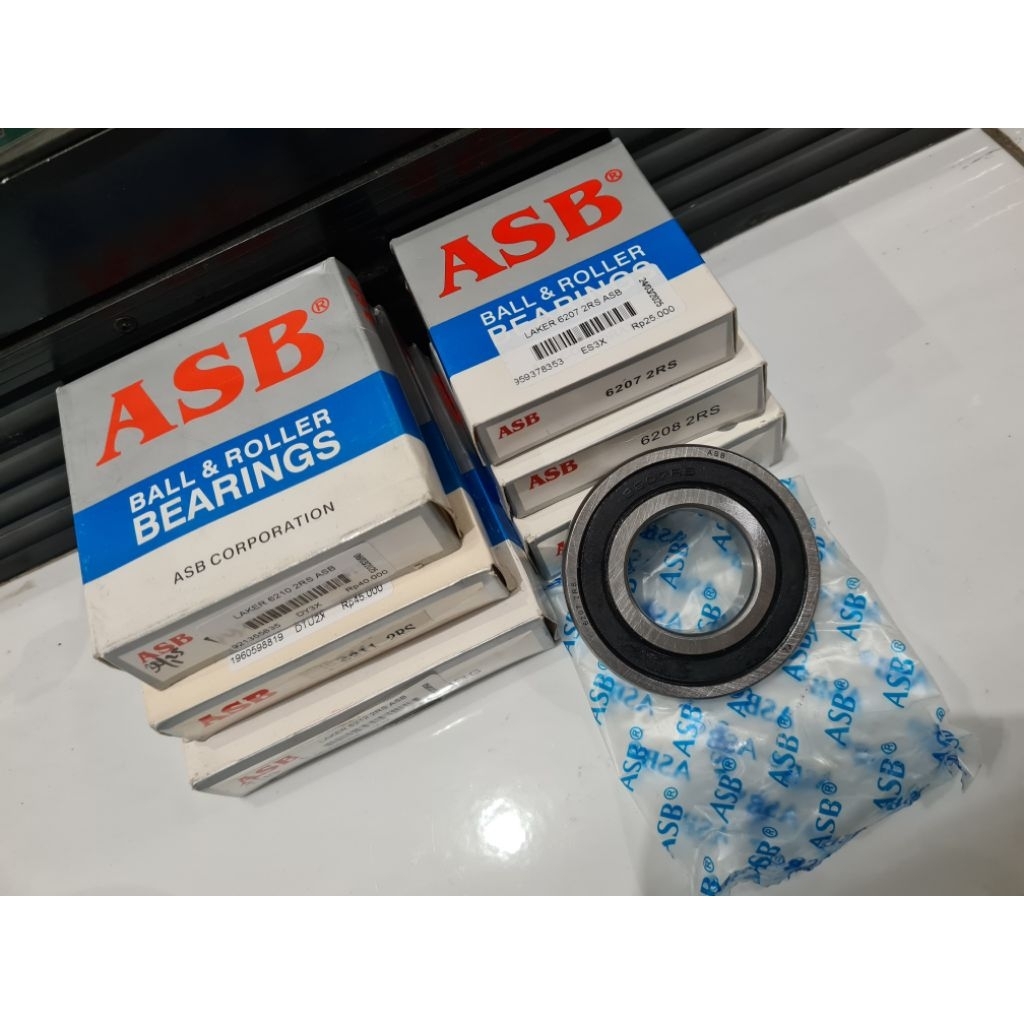 แบริ่ง / Laker / Laher 6207 2RS 6208 2RS 6209 2RS 6210 2RS 6211 2RS 6212 2RS ASB เดิม