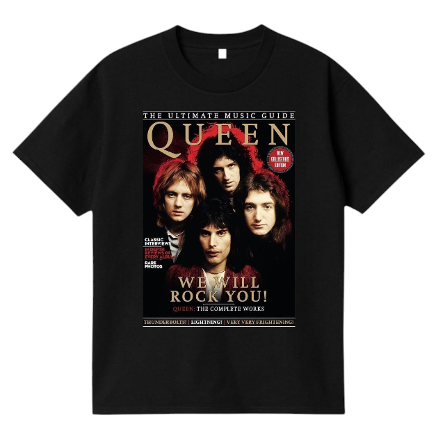 เสื้อยืด Queen The Ultimate Music Guide