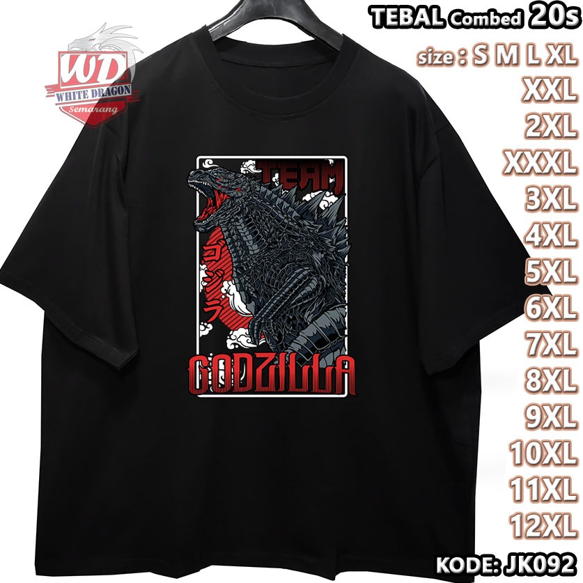 GODZILLA KAOS ขนาดใหญ่รหัส JK092 JUMBO 2XL 3XL 4XL 5XL 6XL 7XL 8XL 9XL 10XL 11XL 12XL