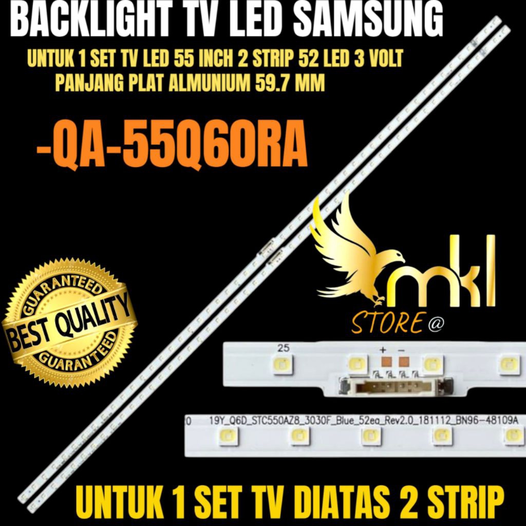 SAMSUNG 55 INCH LED TV BACKLIGHT QA-55Q60RA SAMSUNG 55 INCH LED TV BACKLIGHT