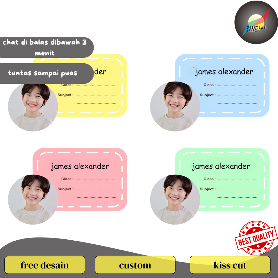 MATA SUBJECT NAME STICKERS SUBJECT STICKERS BOOK NAME STICKERS ภาพที่กําหนดเอง
