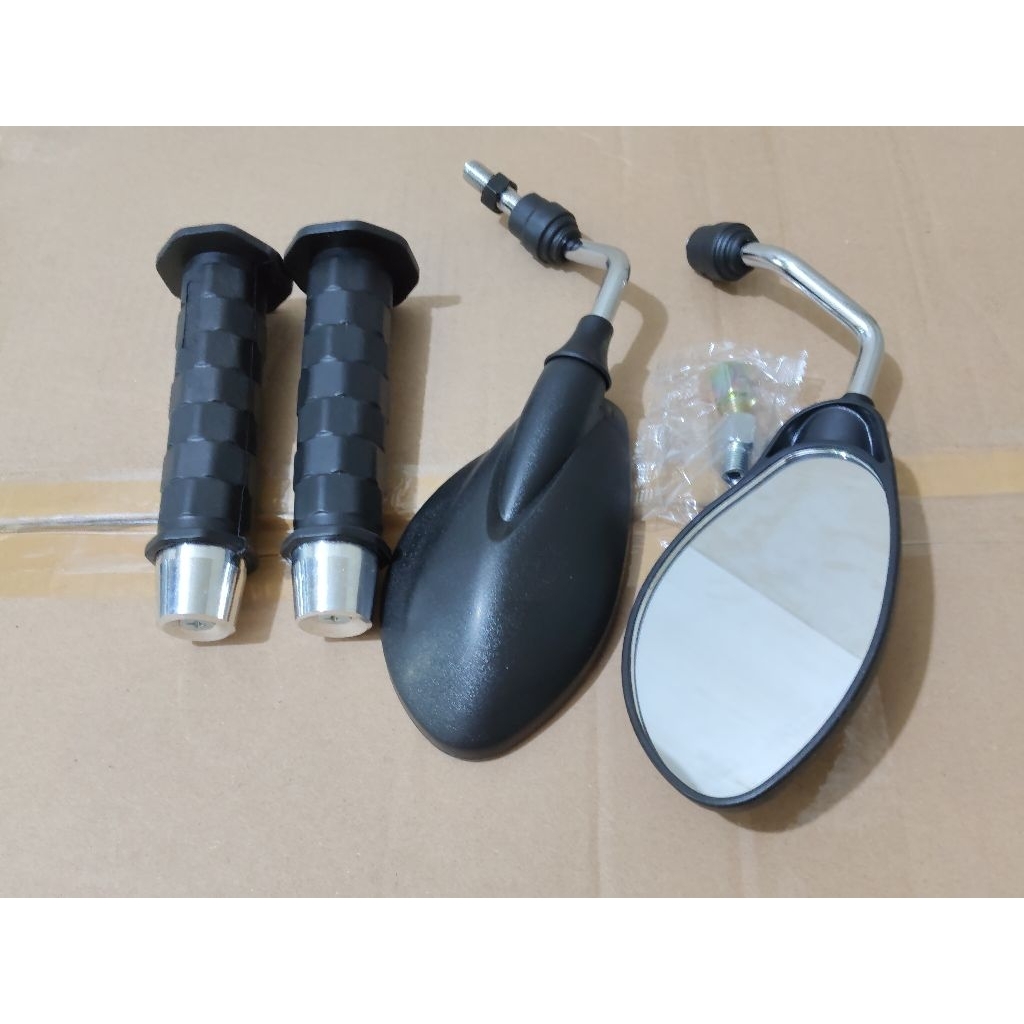 กระจกมองข้างมอเตอร์ไซค์ X1 MIRROR PNP STEM H0NDA-Y4MAHA PLUS SQUARE HANDGRIP + PCX PNP BEAT VARIO NM
