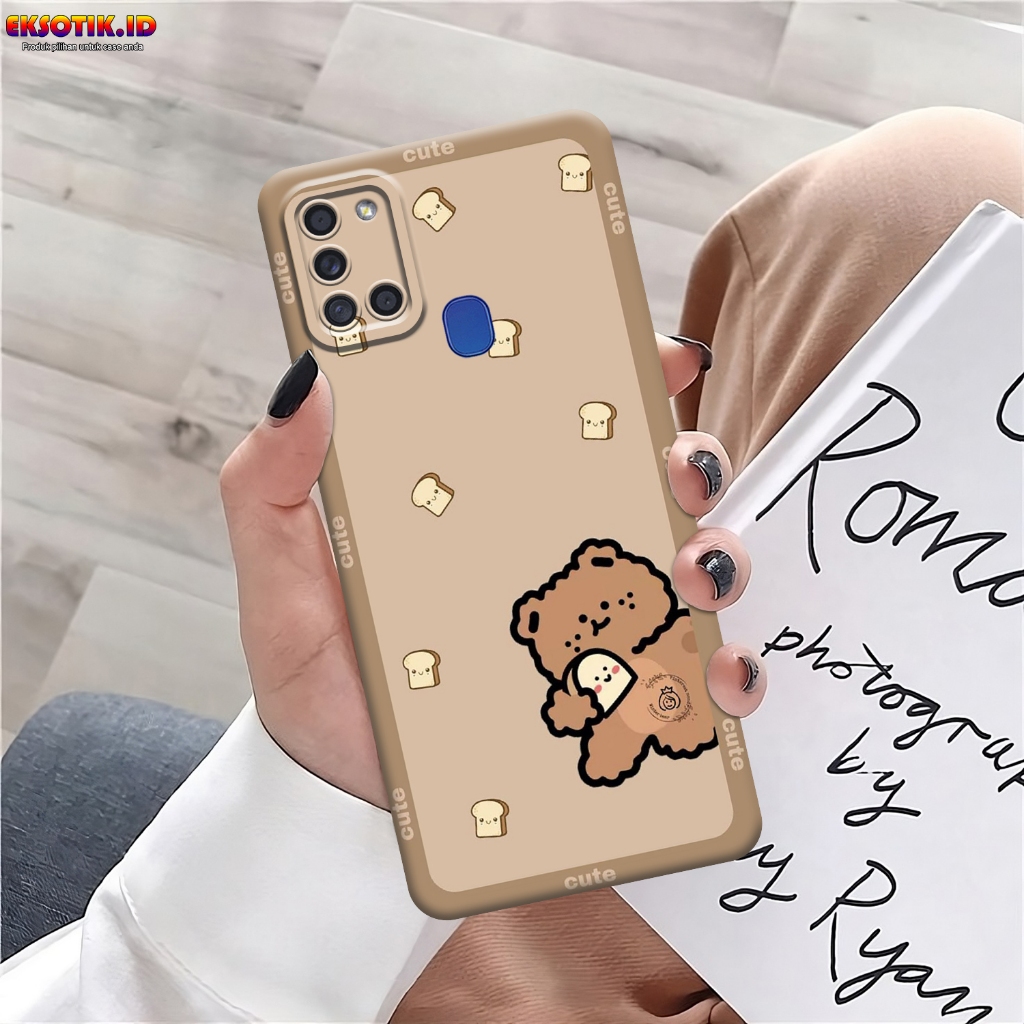 เคส HP SAMSUNG A21S - Eksotik.id - เคส SAMSUNG A21S - เคส CUTE BEAR - ผิวมือถือ - SAMSUNG A21S Silic
