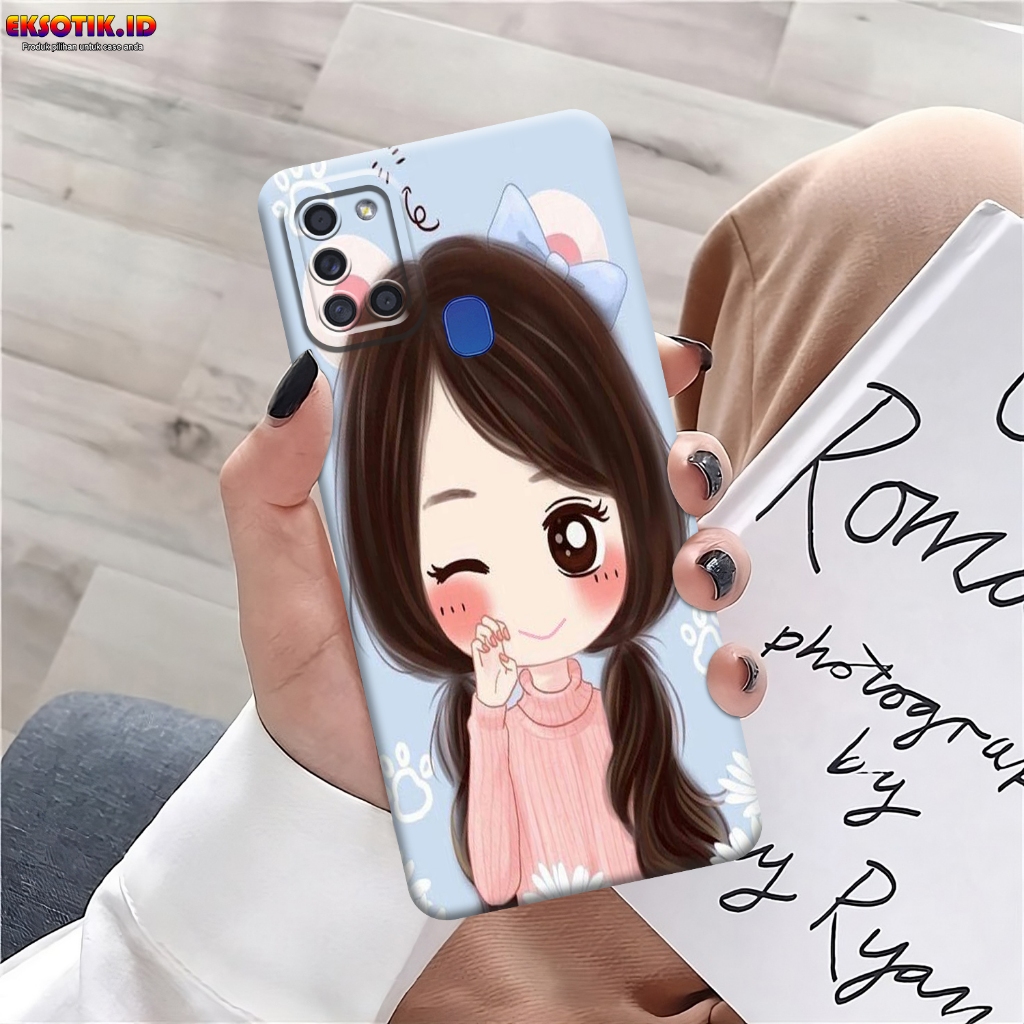 เคส HP SAMSUNG A21S - Eksotik.id - เคส SAMSUNG A21S - เคส CUTE GIRL - ผิวมือถือ - SAMSUNG A21S Silic