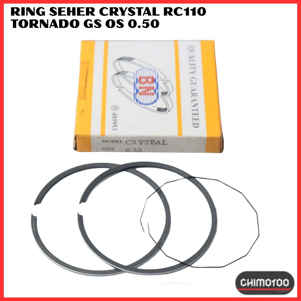 SUZUKI ซูซูกิคริสตัล Rc110 Rc 110 Tornado Gs Os 0.50 แหวนลูกสูบ