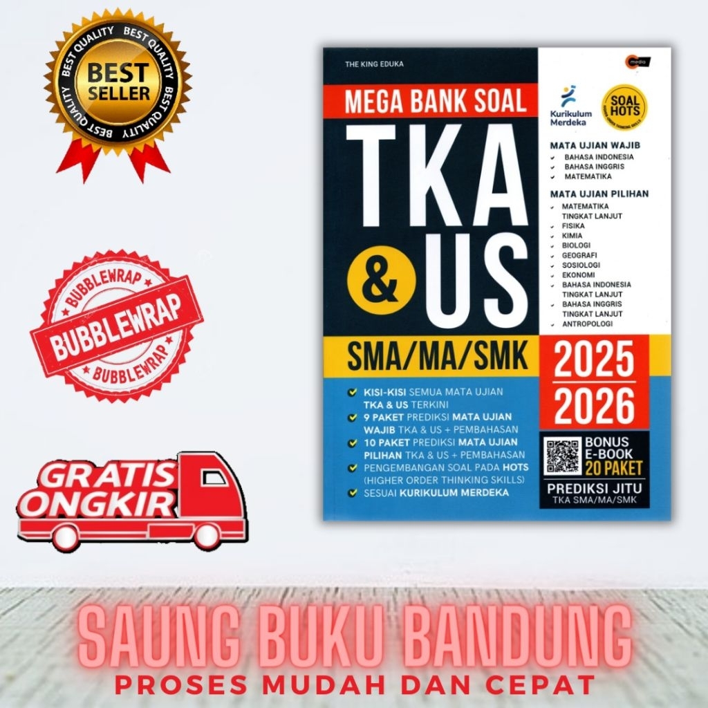 Mega Bank ของ TKA & US คําถามสําหรับ SMA/MA/SMK 2025/2026 สื่อ