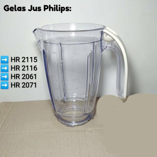 PHILIPS JUICE GLASS HR 2115 HR 2116 HR 2061 HR 2071 PHILIPS JUICE BLENDER TUBE ขวดใหญ่
