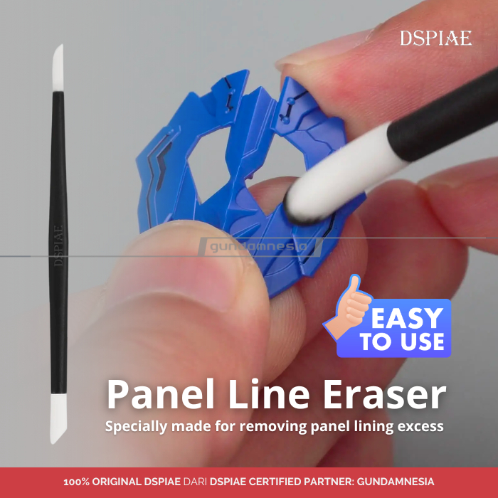 DSPIAE Panel Line Eraser - Foam Stick Cotton Cleaning Liquid Panel Line