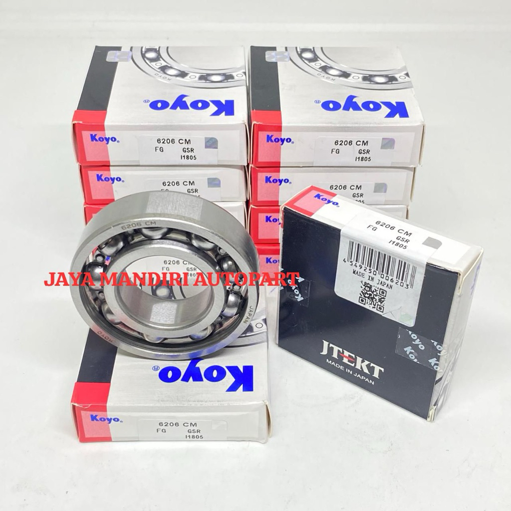 BEARING 6206 CM KOYO 6206CM KOYO พร้อมฝาครอบ/OPEN