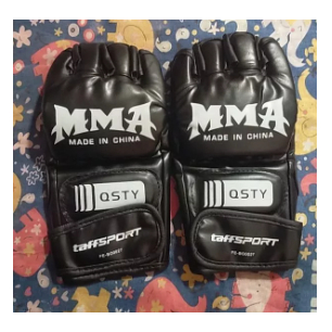 MMA UFC Half Finger MMA UFC นวมชกมวยหนัง UFC Fit Gloves