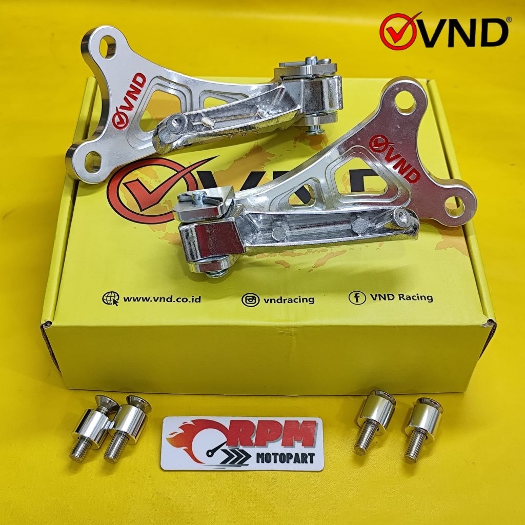 Footstep ขั้นตอนด้านหลัง Non Single Ninja RR SS R 150 VND Exhaust Cobra Original VND Racing