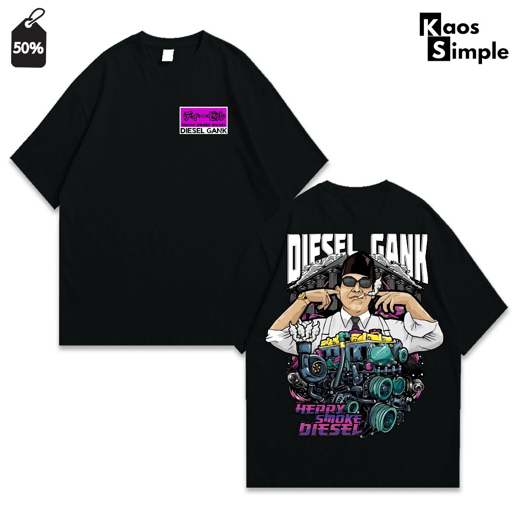 เสื้อยืด DIESEL GANK DIESEL เสื้อยืด JMD POWER DIESEL เสื้อยืดที่ดีที่สุด VOL 1 KAOSSIMPLE.IDN