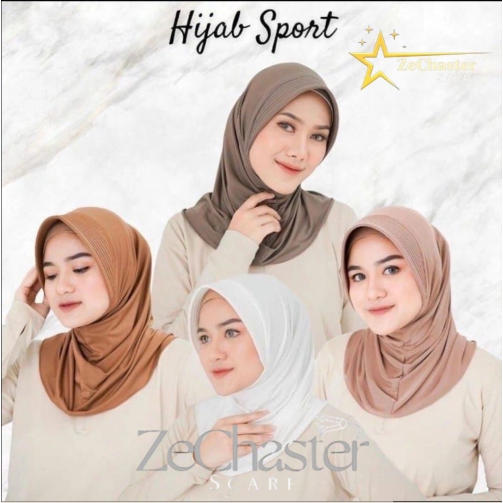 Premium Sport Hijab/Thick pet Sport Hijab/Sports Hijab/sporty Hijab Instant Hijab