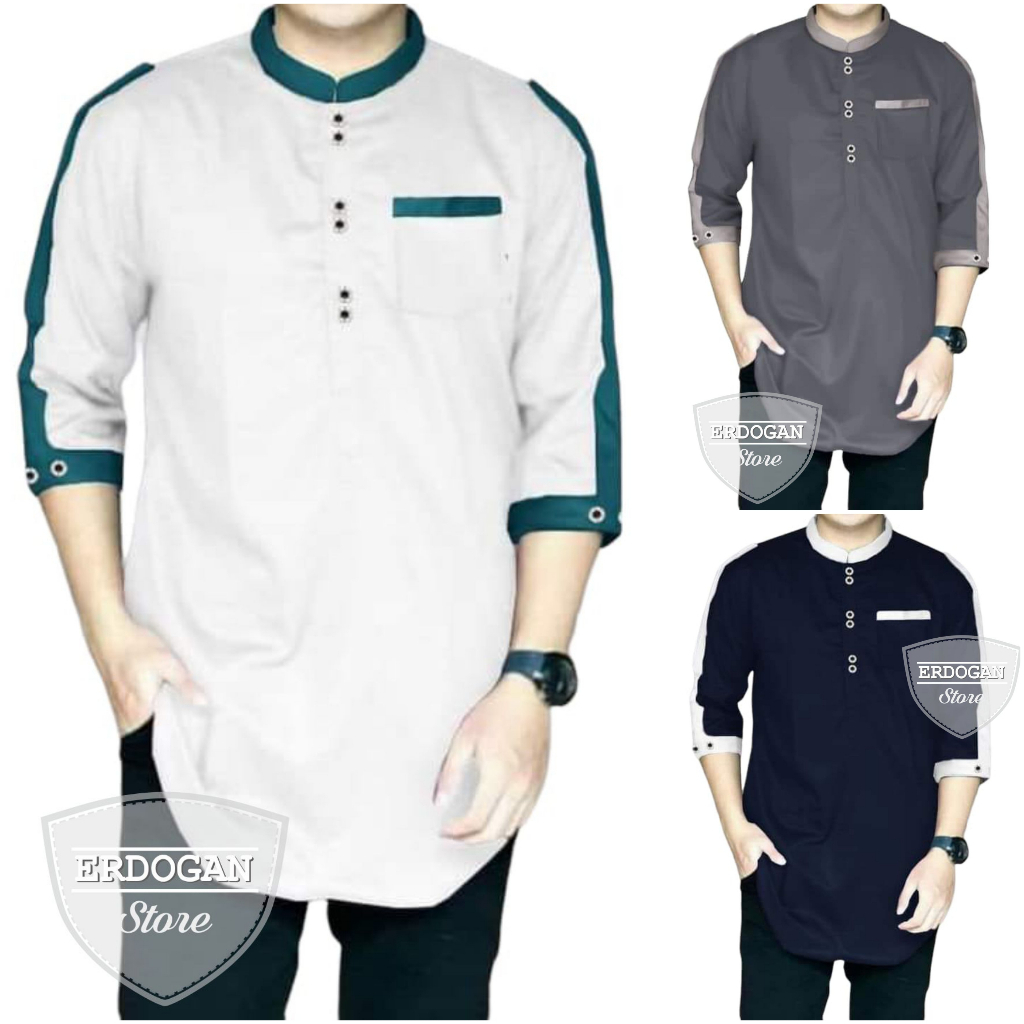 เสื้อเชิ้ต Zaka Koko แขนเสื้อ 3/4 พรีเมี่ยมหรูหราล่าสุด