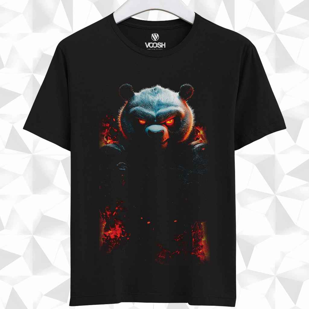 VOOSHI OFFICIAL - เสื้อยืด 3D PANDA Premium Distro ดั้งเดิม - PND09