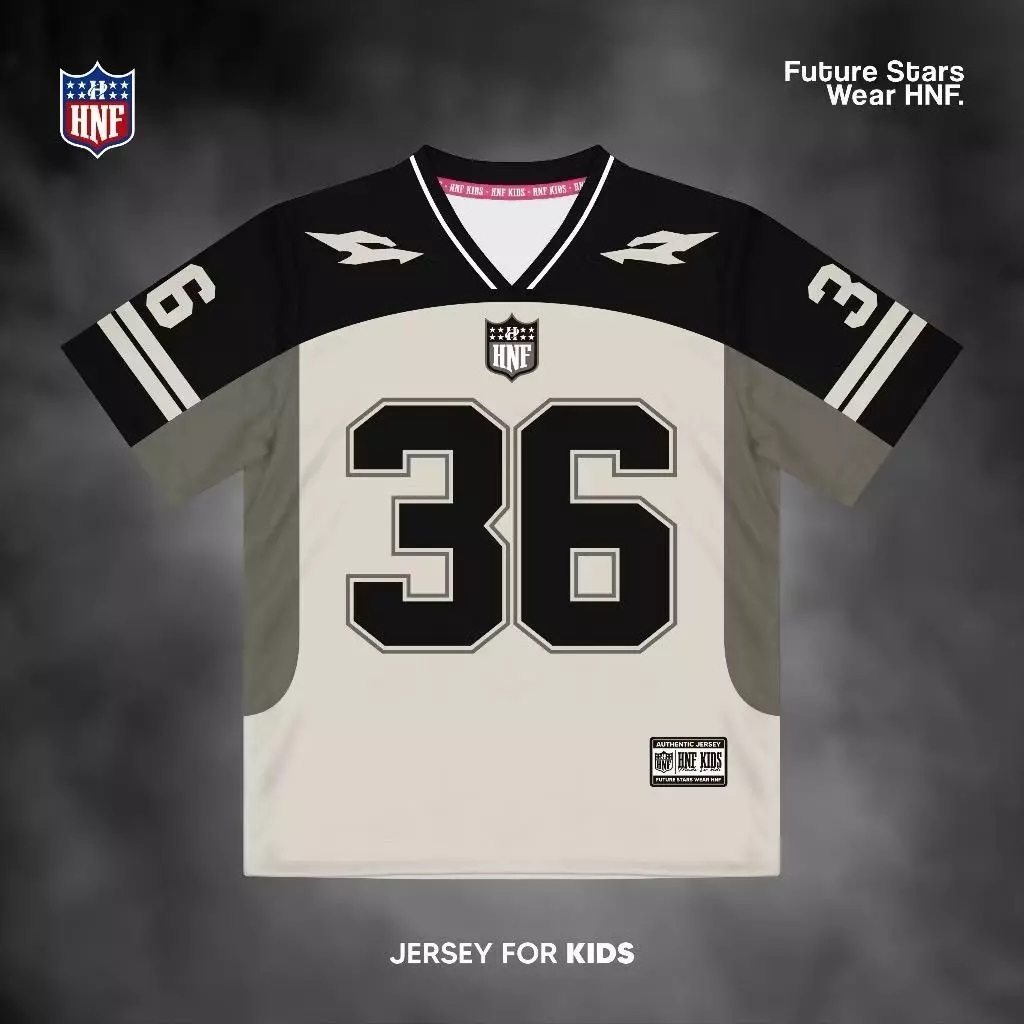 HNF JERSEY KIDS AGE 2 - 10 ปี SERIAL NUMBER 36 พิมพ์เต็มชุดวินเทจ//MILANO/BRAZIL