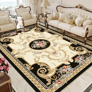 (100x150&150x200&200x300cm) BELI LOKAL TERBARU 3 UK Karpet Lantai Permadani Polyester Glossy AntiSlip Ruang Tamu / Kantor