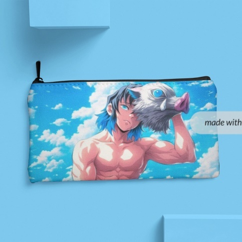 KIMETSU NO INOSUKE ANIME PENCIL CASE / I INOSUKE PENCIL CASE / DEMON SLAYER