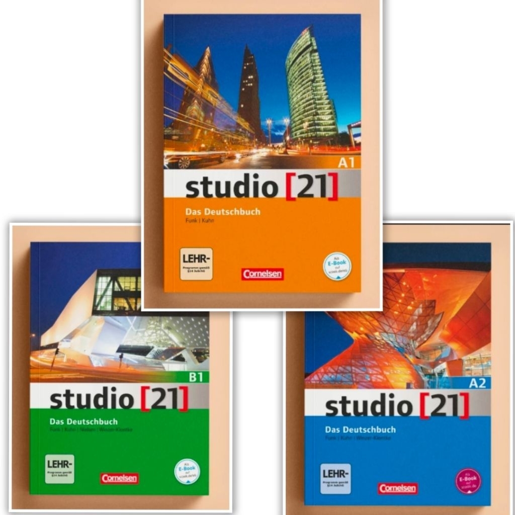 GERMAN STUDIO LANGUAGE LEARNING BOOK [21]A1, [21] A2, [21] B1 KURSBUCK & UBUNGSBUSH