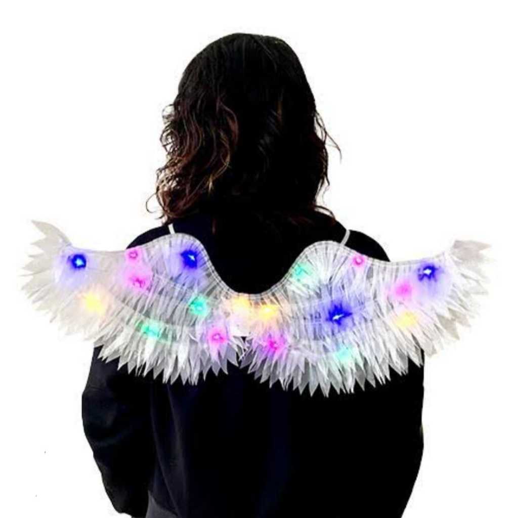 ANGEL WINGS LIGHTS ANGEL PARTY COSTUME COSPLAY CLOTHES TRANSPARENT WINGS WHOLESALE