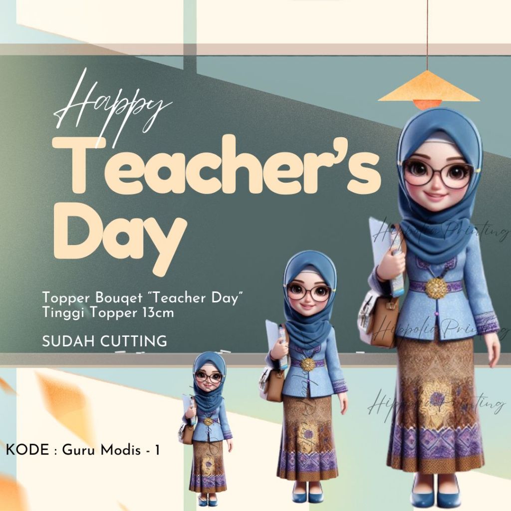 8PCS Teacher TOPPER / Teacher Day Topper / Teachers Day Bouquet Topper / แพ็คเกจมี 8 ชิ้น