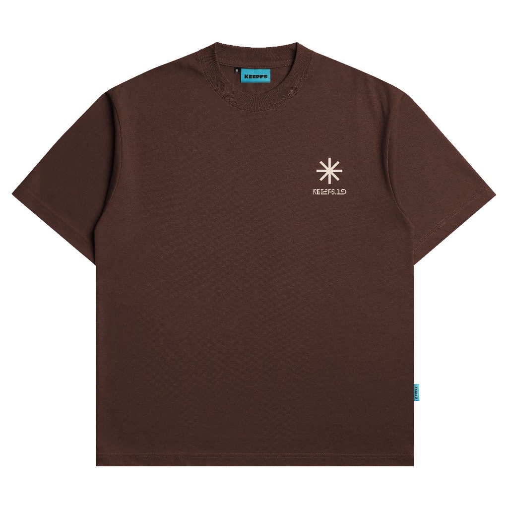 KEEPFS | เสื้อยืด 16s สีน้ําตาล | RADIANT RADIANT RADIANT RADIANT