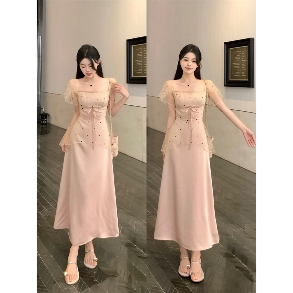 CANDY Polla ชุดเดรสผู้หญิงนําเข้าระดับพรีเมียม DD-15433