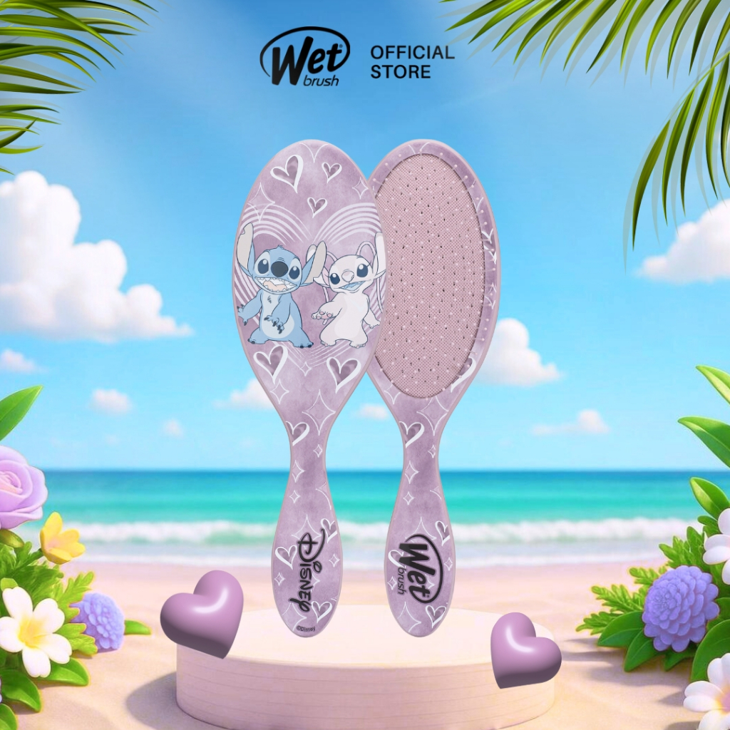 แปรงเปียก Disney Love Lilo And Angel - หวีผมป้องกันการพันกัน Anti-Hair Loss Detanglere Hair Brush