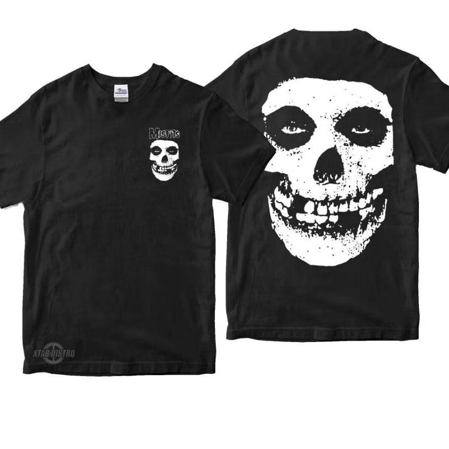 เสื้อยืดวง MISFITS เสื้อยืดโลโก้ Misfits punk metal danzig