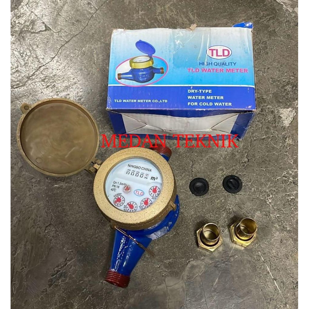 PAM TOLEDO 5 DIGIT WATER METER PVC BODY NUMBER 1/2" นิ้ว