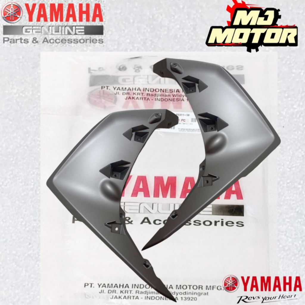 ขวาและซ้ายปีกชุด MIO M3 SILVER METALLIC 2024 ORIGINAL YAMAHA 2PH-F835V-00-PP 2PH-F835U-00-PP