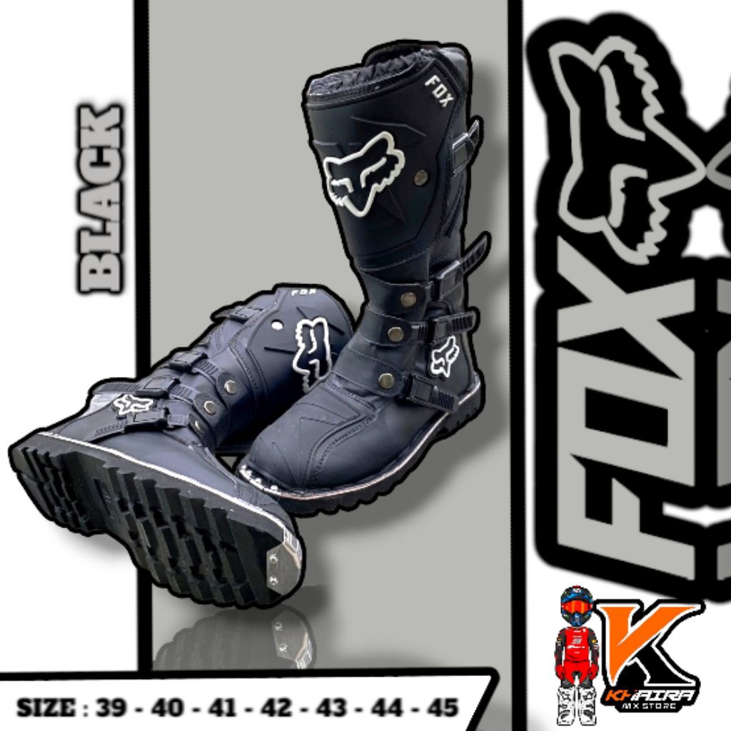 Steel Toe Cross Trail Boots/ Enduro Gasstrack วิบาก SVFB-03 Racing Safety Boots