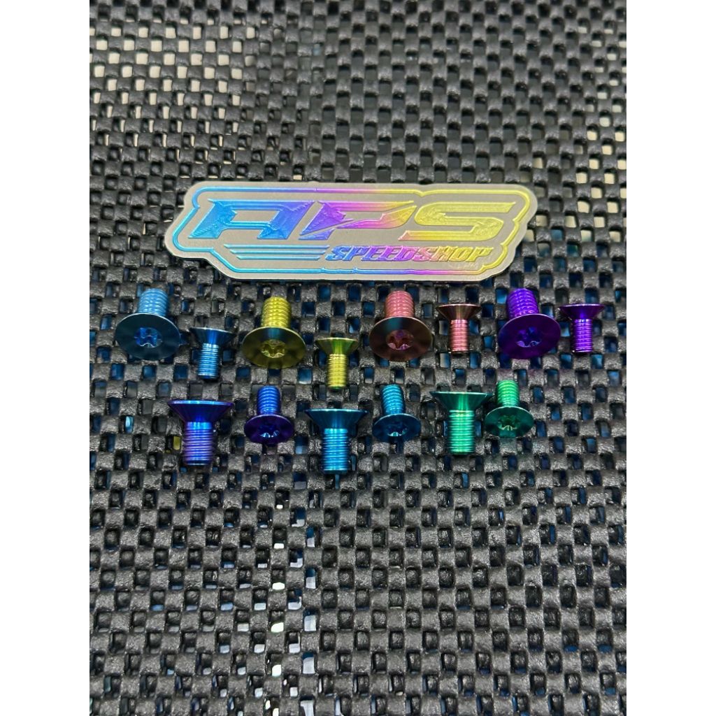 สลักเกลียวแบนไทเทเนียม M8 & M6 ไทเทเนียมเวียดนาม