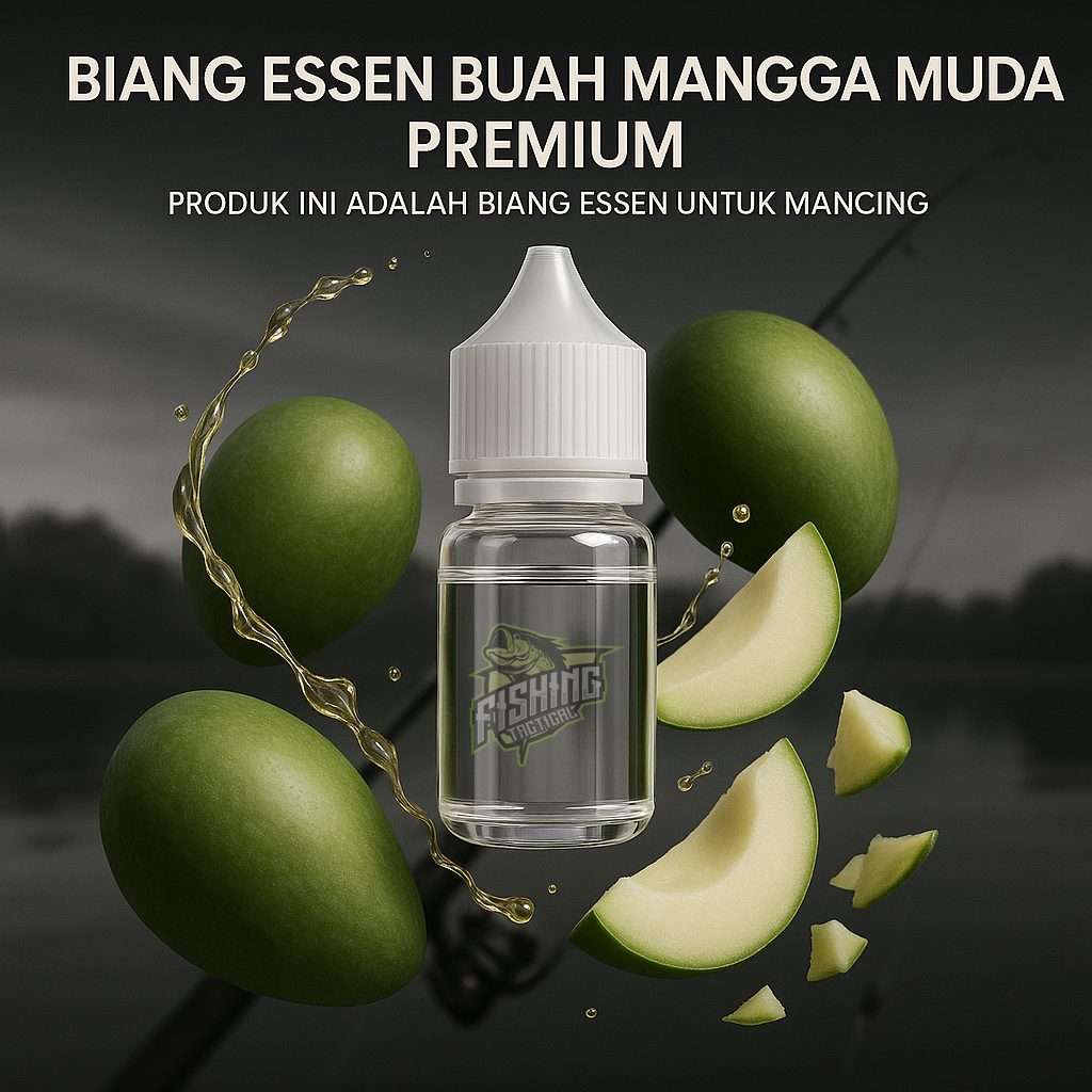 FISHING BAIT ESSEN FISHING WITH YOUNG MANGO FRUIT AROMA, PURE PREMIUM, SHARP AROMA สําหรับปลาทั้งหมด